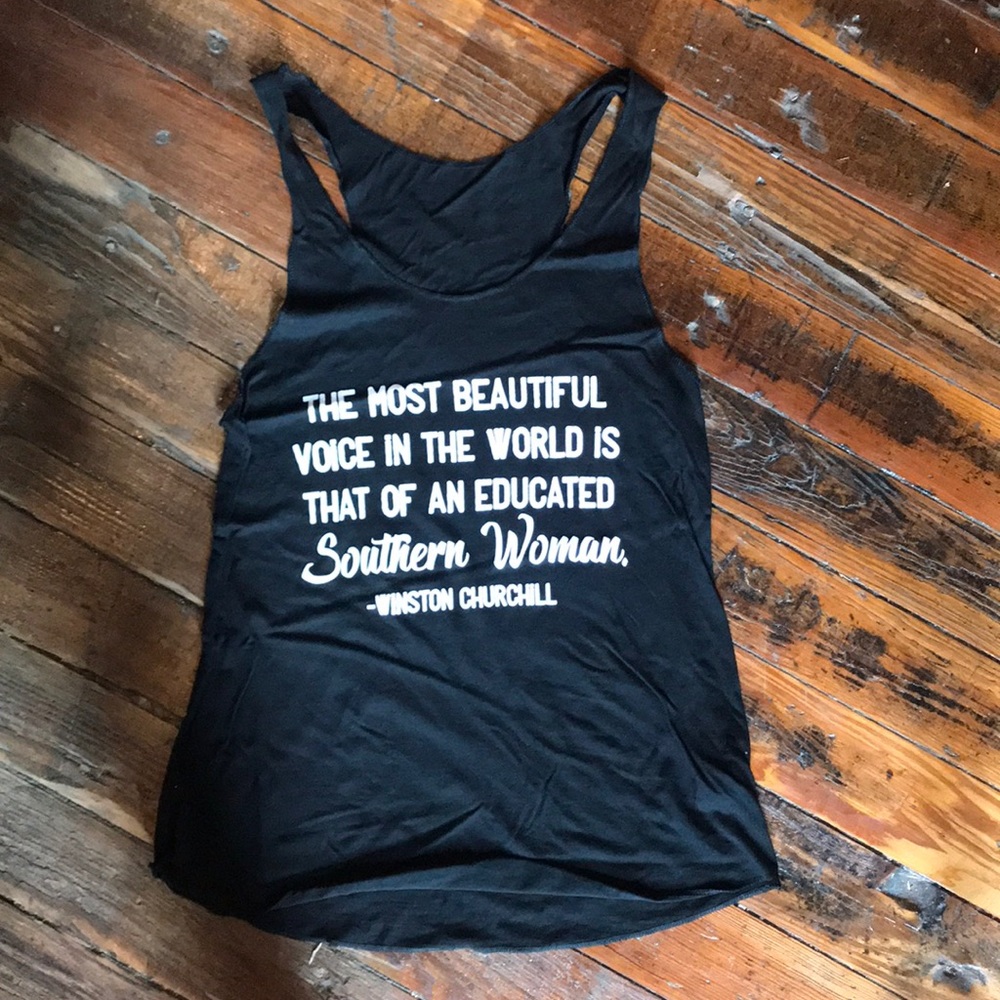 Southern Woman Imprinted Bamboo Tank Top